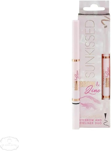 Sunkissed Brow & Line Eyebrow Pencil And Eyeliner Duo Light/Med