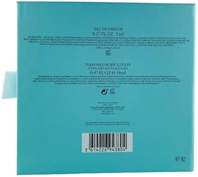 Tiffany Sample Set Woman'S Perfume And Body Lotion, 1 Set, Blue