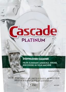 Cascade Dishwasher Cleaner Fresh Scent 1 Count : Health & Household