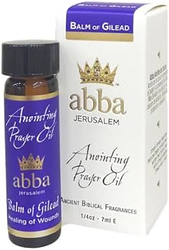 Abba Oil Balm Of Gilead 1/2Oz Anointing Oil Bottle In Gift Box - Abba Jerusalem