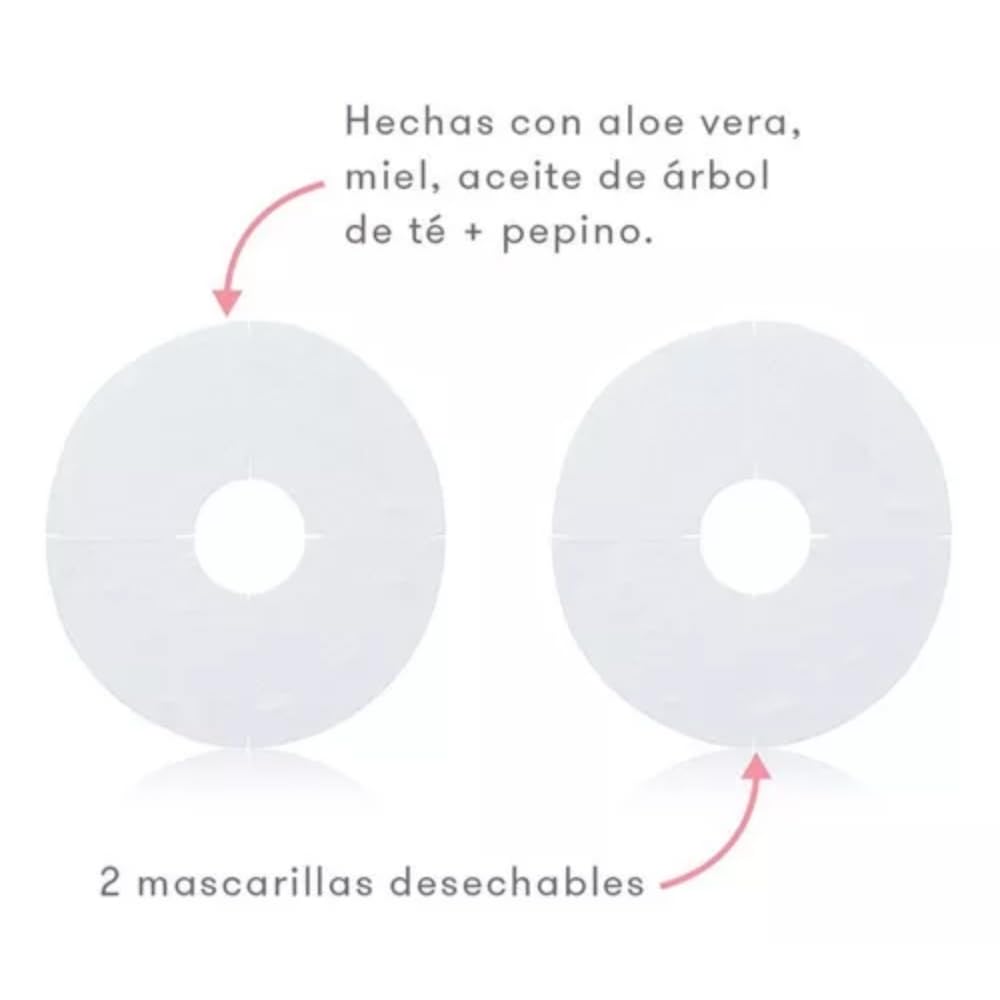 Frida Mom Hydration Packets for Breasts, Hydrate Nipples with Breast Mask Made with Aloe Vera, Honey, Tea Tree Oil, & Cucumber, 2 Sheet Masks : Baby