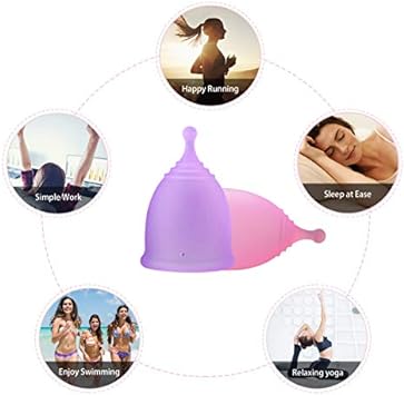 ROSA RUGOSA® Menstrual Cup Steamer, Portable Menstrual Cup Wash Kit, Comes with Two Reusable Period Cup, High Temperature, Great Partner for Women Travel : Health & Household