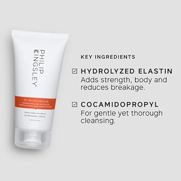 Philip Kingsley | Re-Moisturizing Smoothing Shampoo | For Curly, Frizzy, Wavy, Dry, Coarse Hair Types | Hydrating Shampoo that Re-Moisturizes and Smooths Hair | 170ml : Amazon.co.uk: Beauty