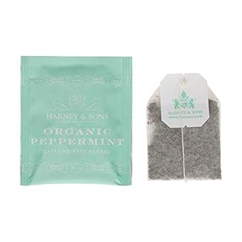 Harney & Sons Organic Peppermint Tea 1.76Oz/50G (50 Tea Bags)