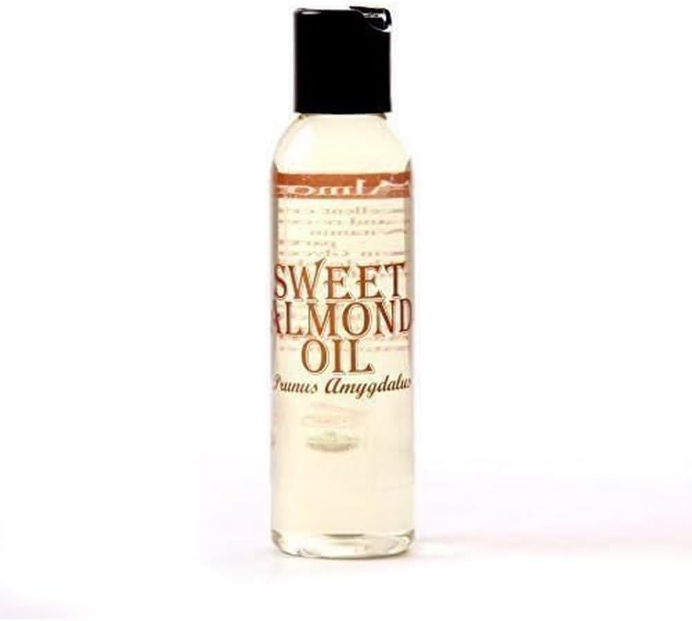 Mystic Moments | Sweet Almond Carrier Oil 125ml - Pure & Natural - Perfect For Hair, Face, Nails, Aromatherapy, Massage and Oil Dilution Vegan GMO Free : Amazon.co.uk: Health & Personal Care