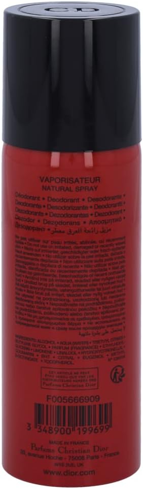Christian Dior Deodorant Spray Fahrenheit 150 Ml, Multicoloured