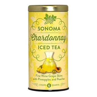 The Republic Of Tea Sonoma Iced Tea Pouches (Chardonnay, 6 Pouches)