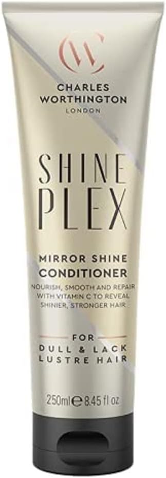 Charles Worthington Shineplex Mirror Conditioner To Boost Salon Shine & Nourishing For Dull & Frizzy Hair, Women, 250 Ml