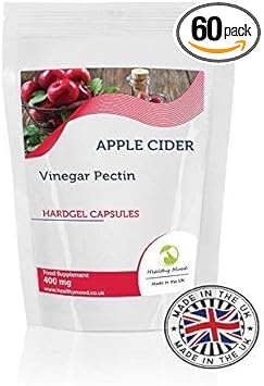 Apple Cider Vinegar Pectin 500Mg Health Food Supplement Vitamins 60 Tablets Pills Nutrition Supplements Healthy Mood