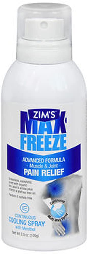 Zim'S Max Freeze Pro Formula Spray, 3.4 Ounce : Sports & Outdoors