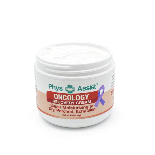 PhysAssist Oncology Recovery Cream: 4 oz Unscented, Super Moisturizing for Dry, Itchy, Sensitive Skin