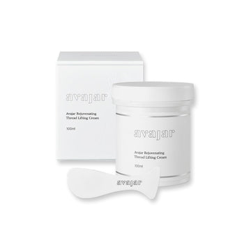 Avajar Rejuvenating Thread Lifting Cream (100Ml / 3.38 Fl Oz) - Tightening, Hydrating & Lifting K-Beauty Collagen Face And Neck Cream For Dry Skin And Wrinkles - Korean Skincare Firming & Anti-Aging