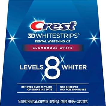 Crest 3D White Glamorous White Whitestrips - 28 Strips (Packaging May Vary)
