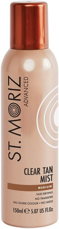 St. Moriz Advanced Tinted Gradual Tanning Lotion | Hydrating Gradual Tan Moisturiser With Anti-Ageing Q10 & Light Colour Coverage | Builds Up A Natural Glow In 1 To 3 Applications | Vegan | 150Ml