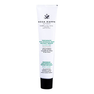 Acca Kappa Natural Toothpaste, Flouride-Free, 100 Ml