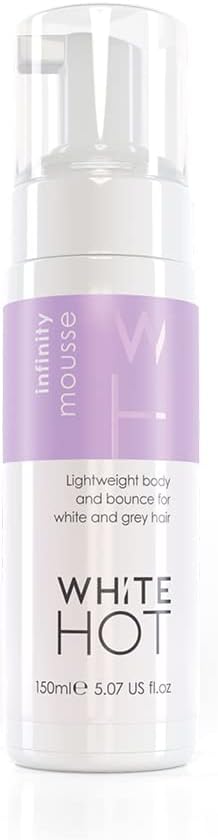 White Hot Infinity Mousse : A fluffy cloud of mousse magic : Body AND gloss. Hydration AND hold. Styling that looks AND feels great, big impact, low effort : Amazon.co.uk: Beauty