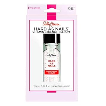 Sally Hansen Hard As Nails®, Vitamin Strength Serum™, Moisturizing Treatment, Nail Strengthener, Inlcudes Vitamins A, C, and E : Beauty & Personal Care