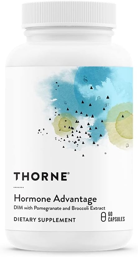 Thorne Hormone Advantage - (Formerly Dim Advantage) Estrogen Metabolism Support & Hormone Balance For Men & Women - Featuring Dim And Pomegranate Extract - 60 Capsules