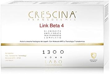 Labo Crescina Transdermic Link Beta-4 Complete Treatment 1300 Man 20+20 Vials