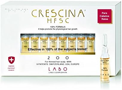 Crescina Hfsc Hair Growth Treatment Thinned Hair Scalp For Men 20 Vials (200 - Advanced Hair Loss)