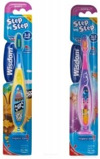 Wisdom Childrens Step By Step Toothbrush: 3-5 Yrs Old 38840