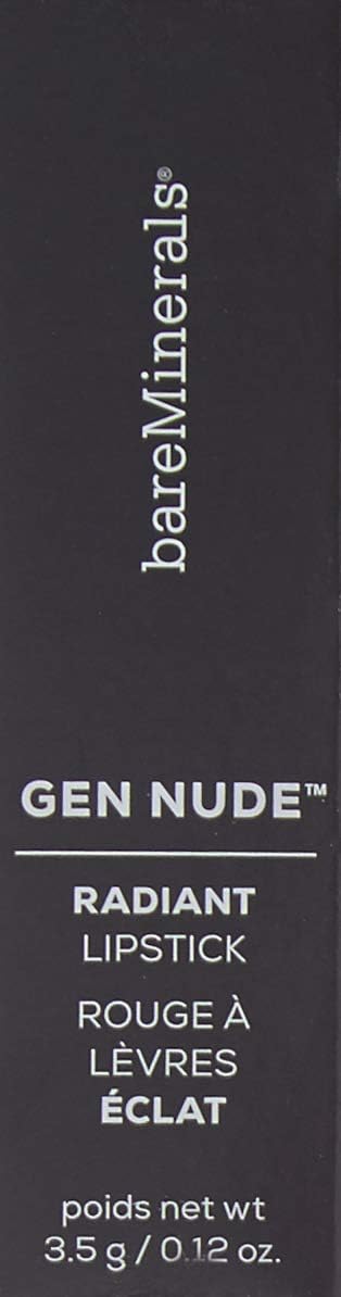 bareMinerals Gen Nude Radiant Lipstick - Queen For Women, Red, 0.12 Oz, (Pack of 1)