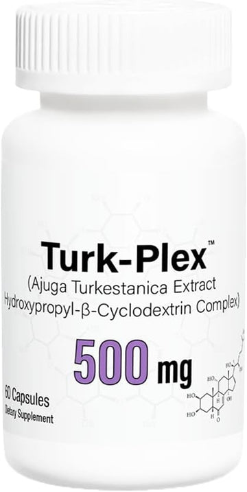 Gorilla Mind Turk-Plex (Turkesterone) - Complexed With Hydroxypropyl--Cyclodextrin For Enhanced Bioavailability (500 Mg X 60 Capsules)