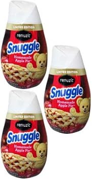 Snuggle Homemade Apple Pie Limited Edition Gel AIR FRESHENER 7.0 OZ (3) : Health & Household