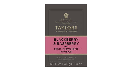 Taylors Of Harrogate Herbal Infusion Tea, Blackberry/Raspberry, 20 Count