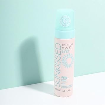 Sunkissed Self Tan Mousse Ultra Dark 200Ml 95 Percent Natural