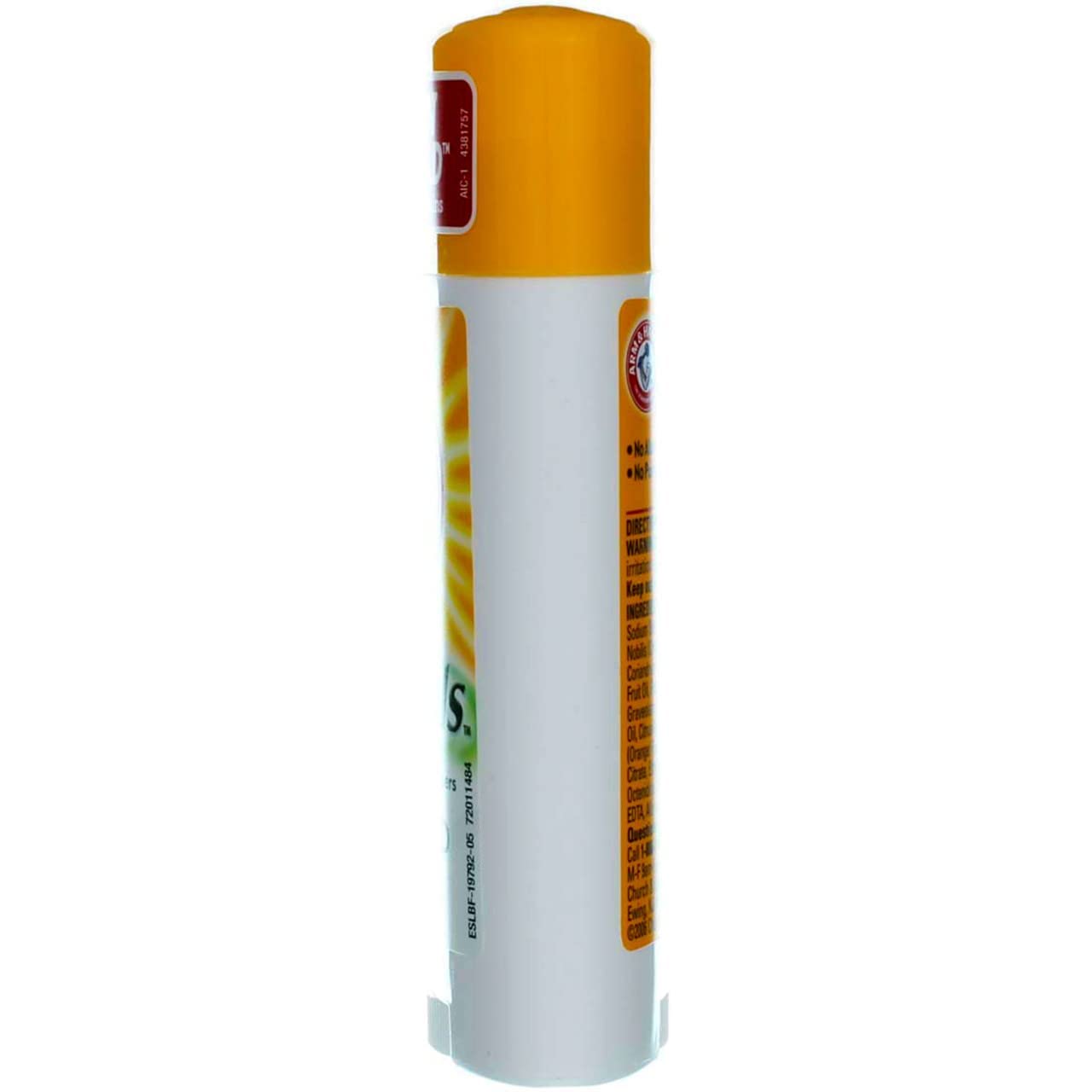 Arm & Hammer Essentials Natural Deodorant, Unscented 2.5Oz, 4 Pack