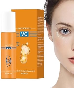 L-Utein Eye Essence Oil, Vc Lutein Eye Essence Oil,Lutein Essential O-Il,Eye Serum Oils Solution Roller Ball,Anti-Aging Eye Serum For Eye Bags,Eyes Care Bundle(1Pcs)