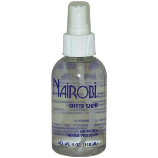 Nairobi Sheer Shine Thermal Protectant For Unisex, 4 Ounce : Hair Sprays : Beauty & Personal Care