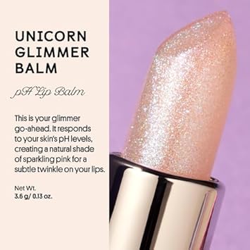 Winky Lux Glimmer Balm, Ph Lip Balm, Color Changing Lipstick & Tinted Lip Balm, Hydrate & Plump With Buildable Pink Finish, Pink Opal