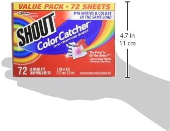 Shout Color Catcher Sheets for Laundry, Maintains Clothes Original Colors, 72 Count - Pack of 2 (144 Total Sheets) : Health & Household