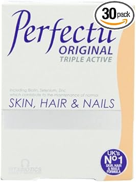 Vitabiotics, Perfectil Triple Active, Essential Nutrients for Skin, Hair & Nails, 30 Count by Vitabiotics USA LLC