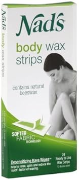 Nads Hair Removal Facial Strips 24 Count