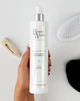 Beauty Works Dream Shine 300Ml Leave-In Blow Dry Anti-Frizz Anti-Humidity Spray