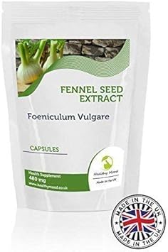 Fennel Seed Extract 480Mg Foeniculum Vulgare X250 Capsules Healthy Mood
