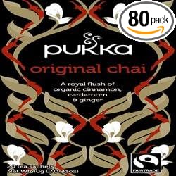 Pukka Organic Original Chai 20 Teabags (Pack Of 4, Total 80 Teabags)