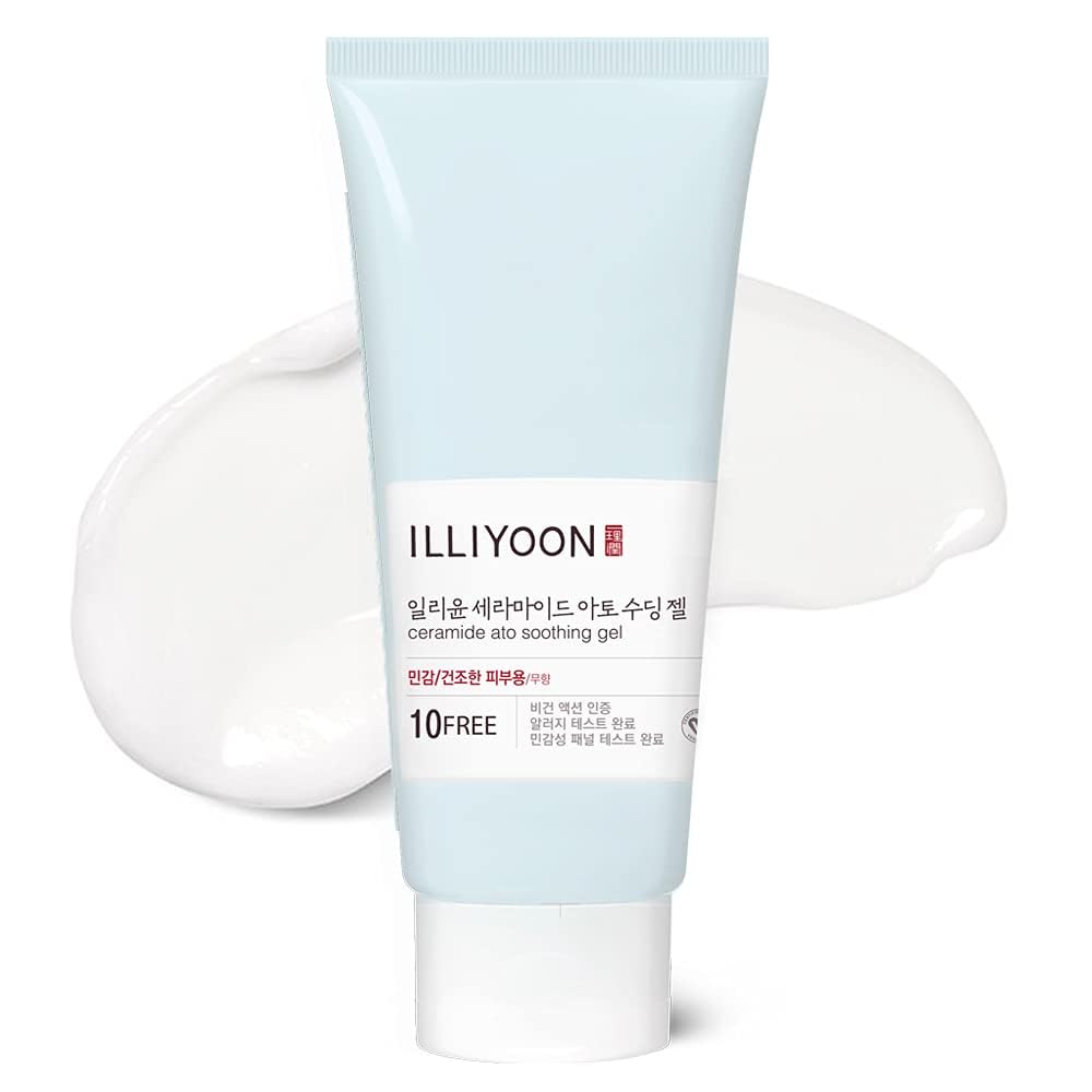 Illiyoon Ceramide Ato Soothing Gel - Vegan Facial Moisturizer For All Skin Types, 5.9 Fl Oz (175Ml)