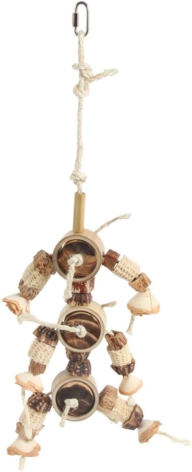 Natural Rings Parrot Toy - Large :Pet Supplies