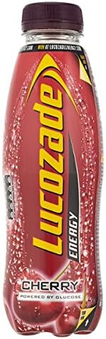 ( 24 Pack ) Lucozade Energy Cherry 380ml