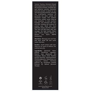 Forever Flawless Best Facial Cleanser With 100% White Diamond Infused Powder, Antioxidants, Vitamin A And E For Oily, Dry & Sensitive Skin, Anti-Aging, Anti Wrinkle. Men And Women Ff13, (2.03 Fl Oz) : Beauty & Personal Care