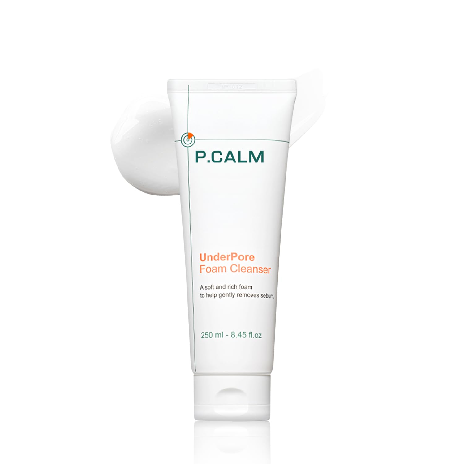 P.Calm Underpore Facial Foaming Cleanser 250 Ml | Vegan Deep Pore Cleansing Facial Wash For Sensitive Skin | Korean Skincare