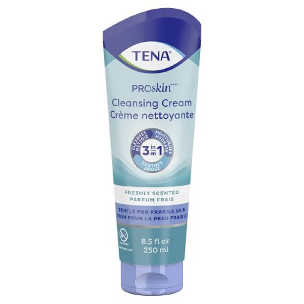 Tena Cleansing Cream for Sensitive Skin, ProSkin, 8.5 oz Pack of 6 : Health & Household