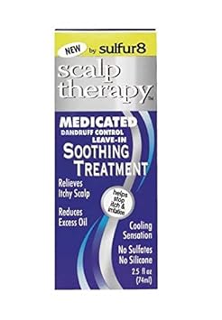 Sulfur 8 Medicated Dandruff Control Leave-In Soothing Treatment 2.5 Oz : Beauty & Personal Care