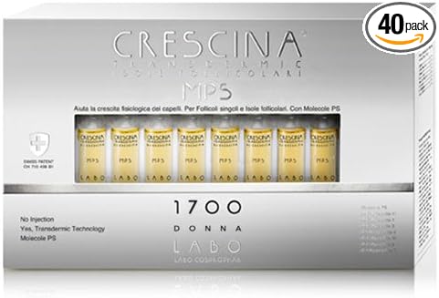 Labo Crescina Transdermic Mps Follicular Islands Ri-Growth 1700 Hair Loss 40 Vials