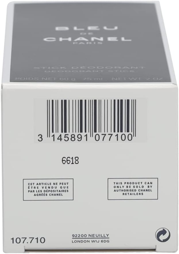 Chanel Bleu De Pour Homme De O Stick 75 Ml
