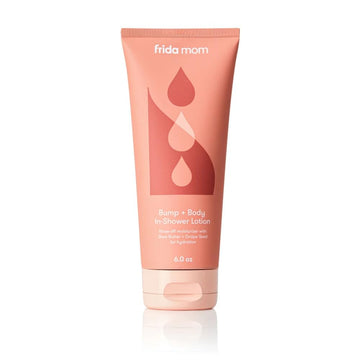 Frida Mom Prgenancy Belly Cream, In Shower Body Lotion For Fully Body And Bump, Moisturizing Lotion For Pregnant Dry And Stretched Skin, 6Oz